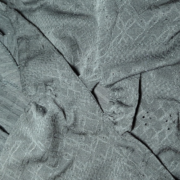 Shein Curve Black Embossed Maxi Dress with Cutout Women's Size 4X - Picture 5 of 5